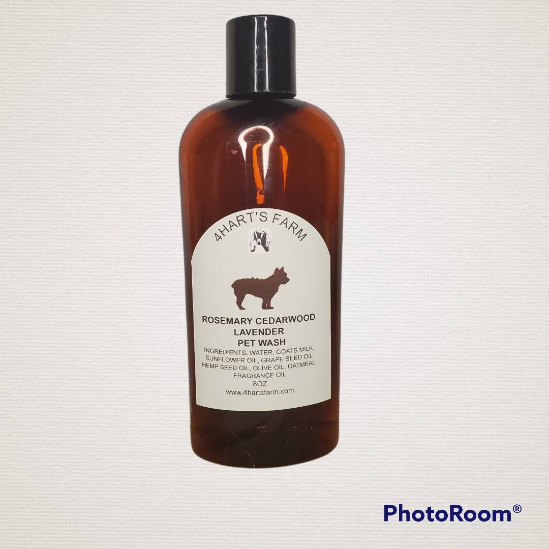 Rosemary Cedarwood Lavender Pet Shampoo Etsy
