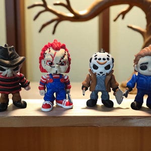 Horror Character Flexi Keychain
