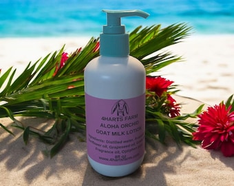 Loción de leche de cabra Aloha Orchid