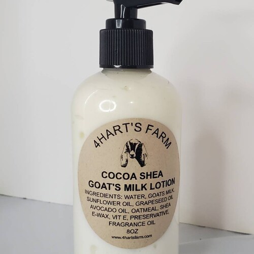 Warm Vanilla Goats Milk Lotion Etsy