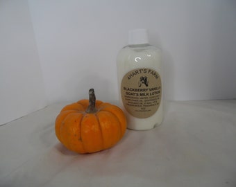 Loción de leche de cabras de vainilla de mora