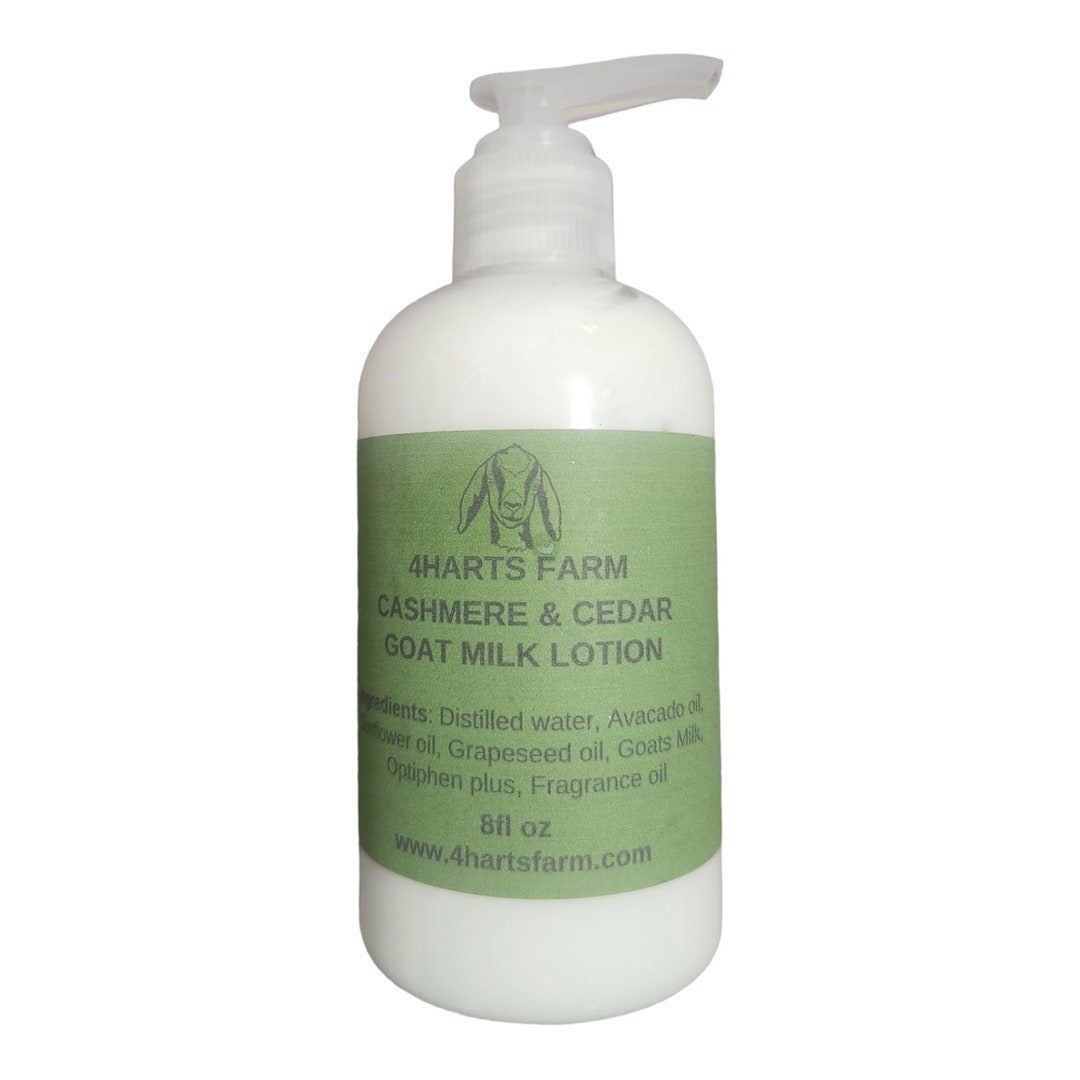 Cashmere and Cedar Goats Milk Lotion Etsy