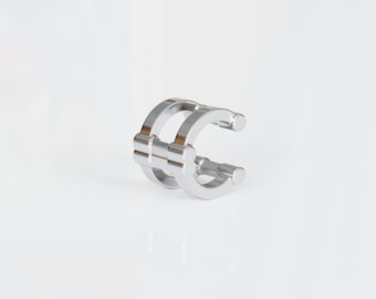 Link Ear Cuff in Sterling Silver