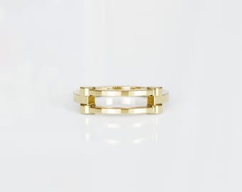 Solitaire Ring in Vermeil