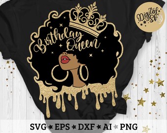 Download Birthday Queen Svg Etsy