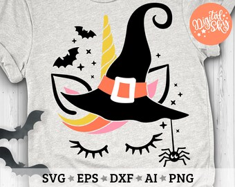 Download Unicorn Witch Svg Etsy PSD Mockup Templates