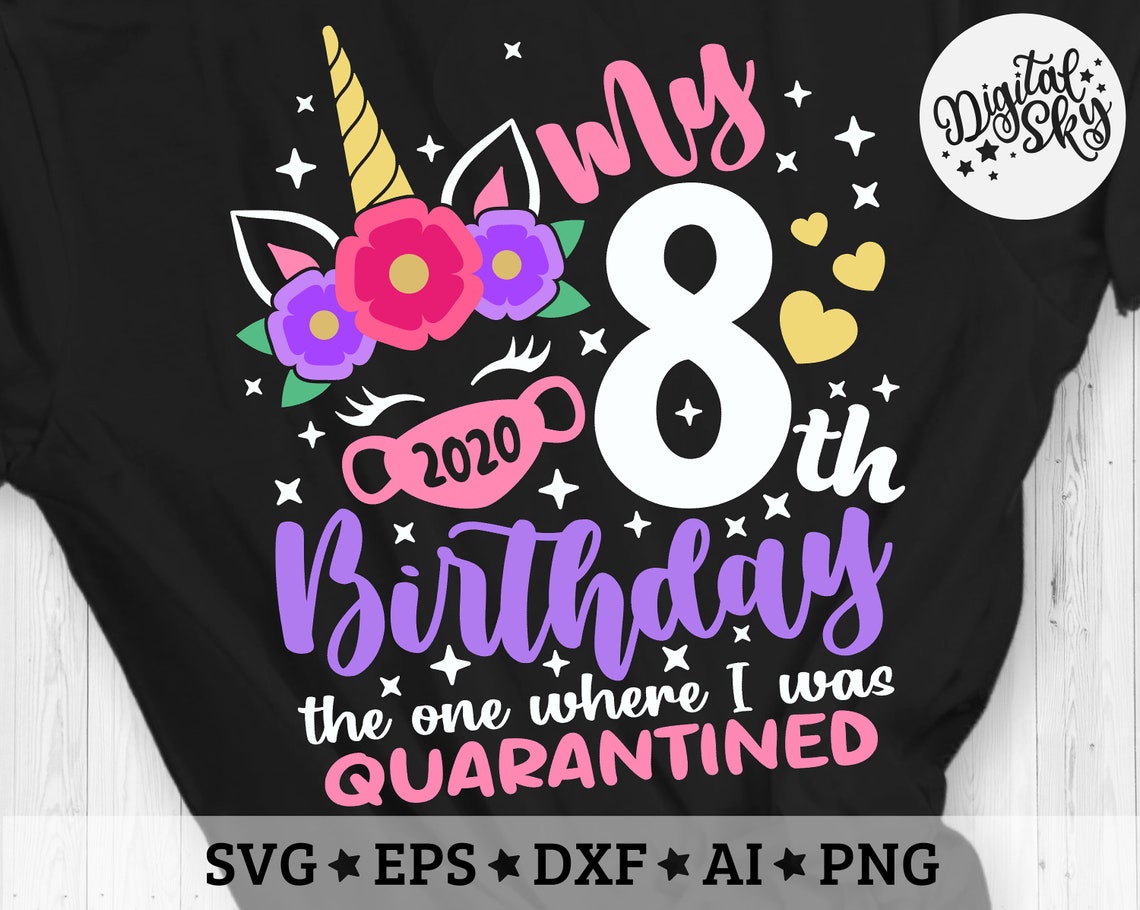 Free Free 8Th Birthday Unicorn Svg 456 SVG PNG EPS DXF File