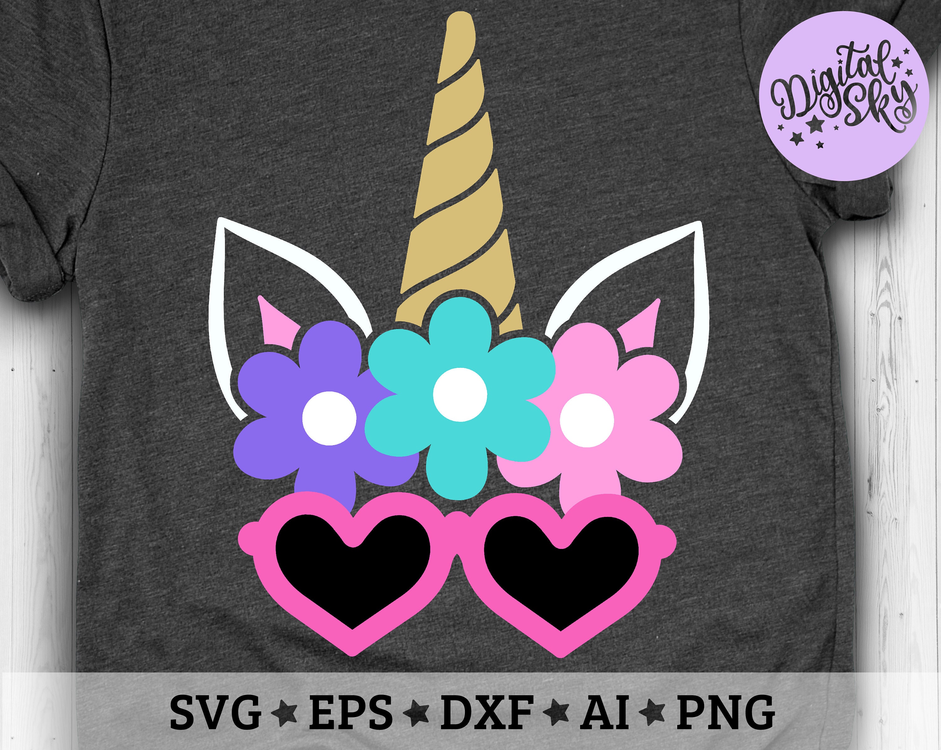 Free Free Unicorn With Glasses Svg 617 SVG PNG EPS DXF File