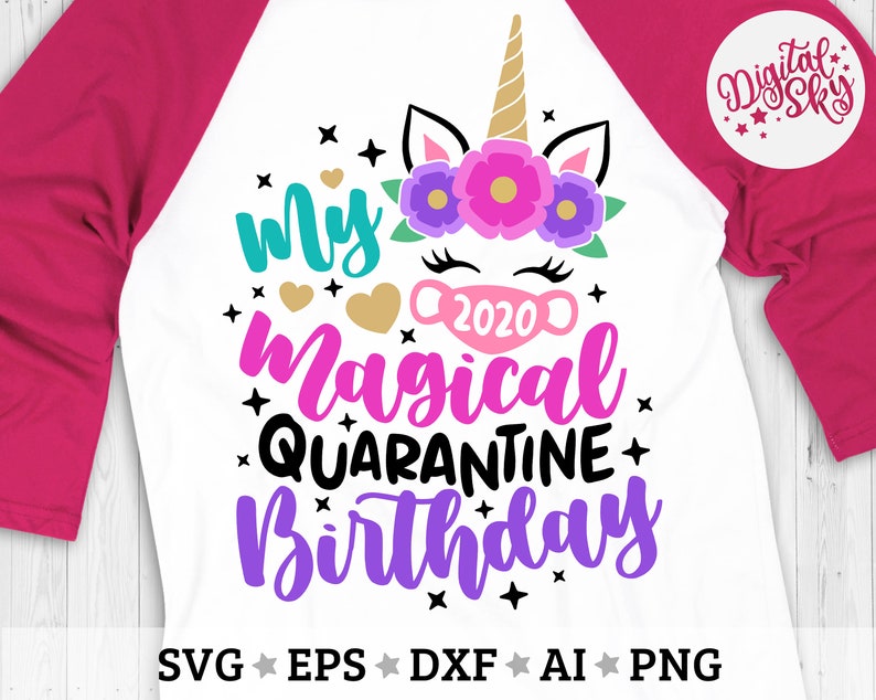 Download My Magical Quarantine Birthday Svg Unicorn Quarantine Svg | Etsy