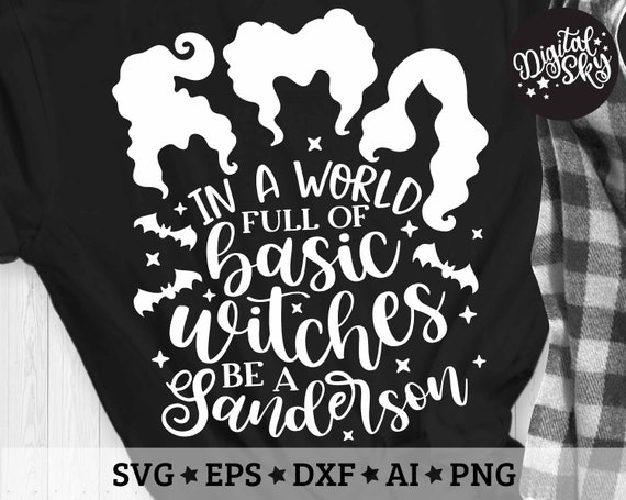Sanderson Svg Halloween | Etsy