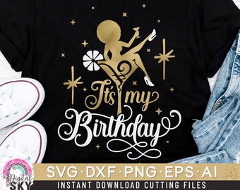It's my Birthday Svg, Margarita Girl Svg, Afro Women Svg, Wine Glass Svg, Drinking Party Svg, Cut File Svg, Dxf, Eps, Png