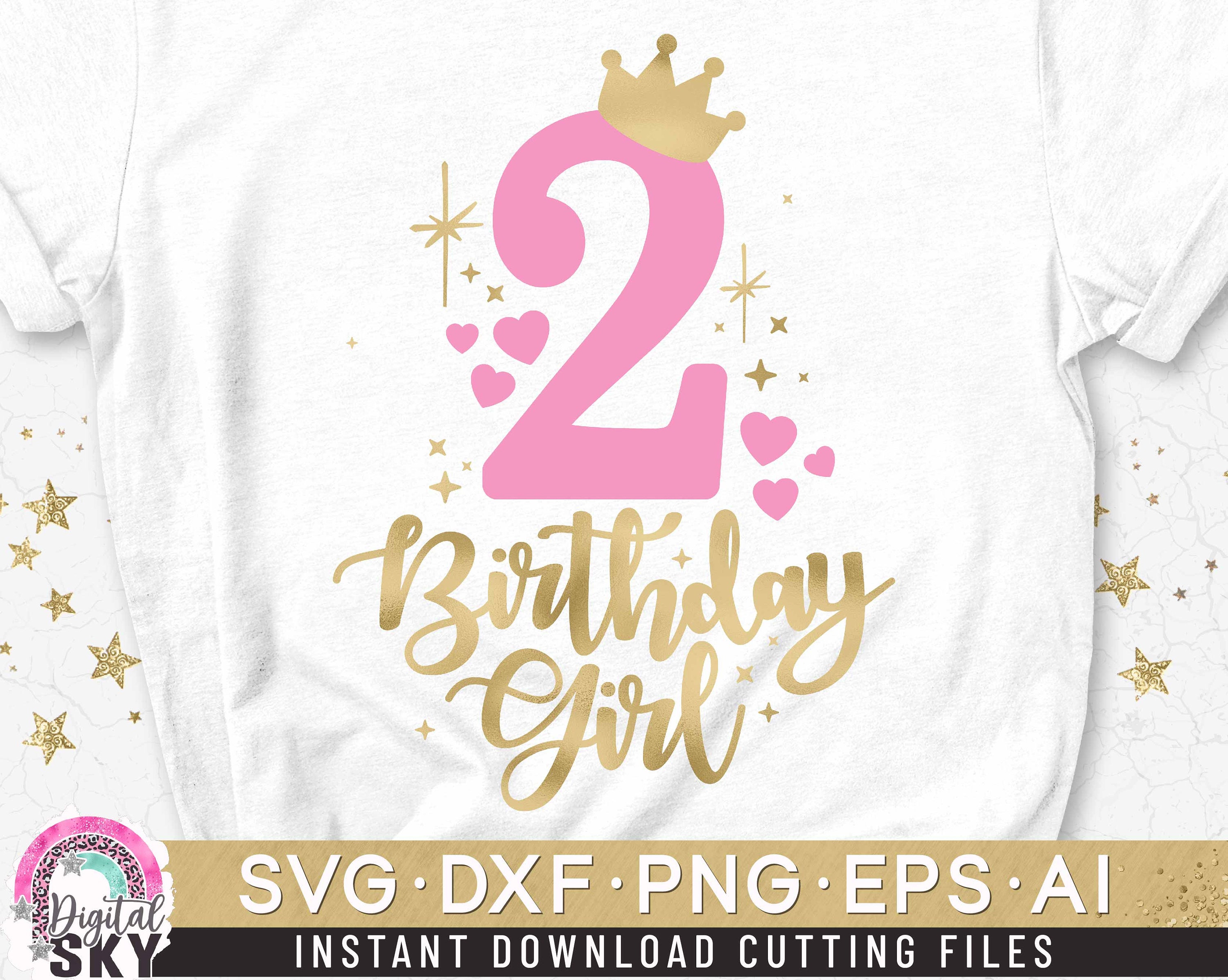 Crown Number 2 - 2nd Birthday & Anniversary (Ancient Gold) Poster for Sale  by theshirtshops