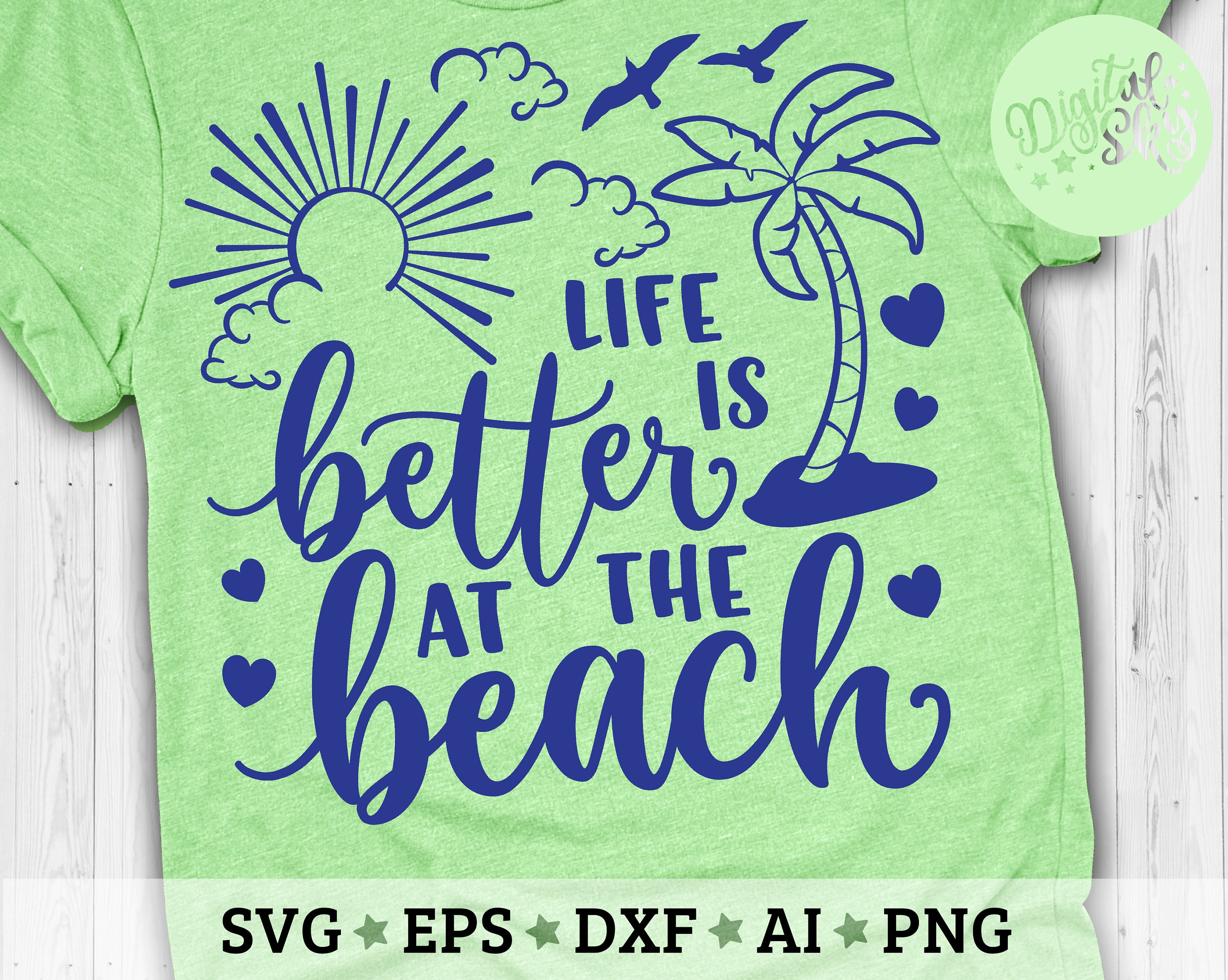 Life is Better at the Beach Svg Beach Life Svg Beach Quote | Etsy