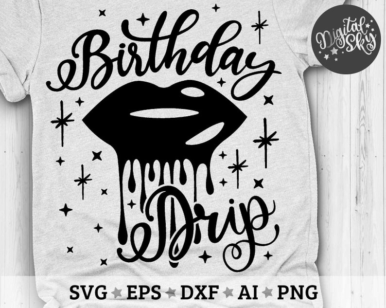 Download Birthday Drip Svg Birthday Svg Birthday Princess Svg | Etsy