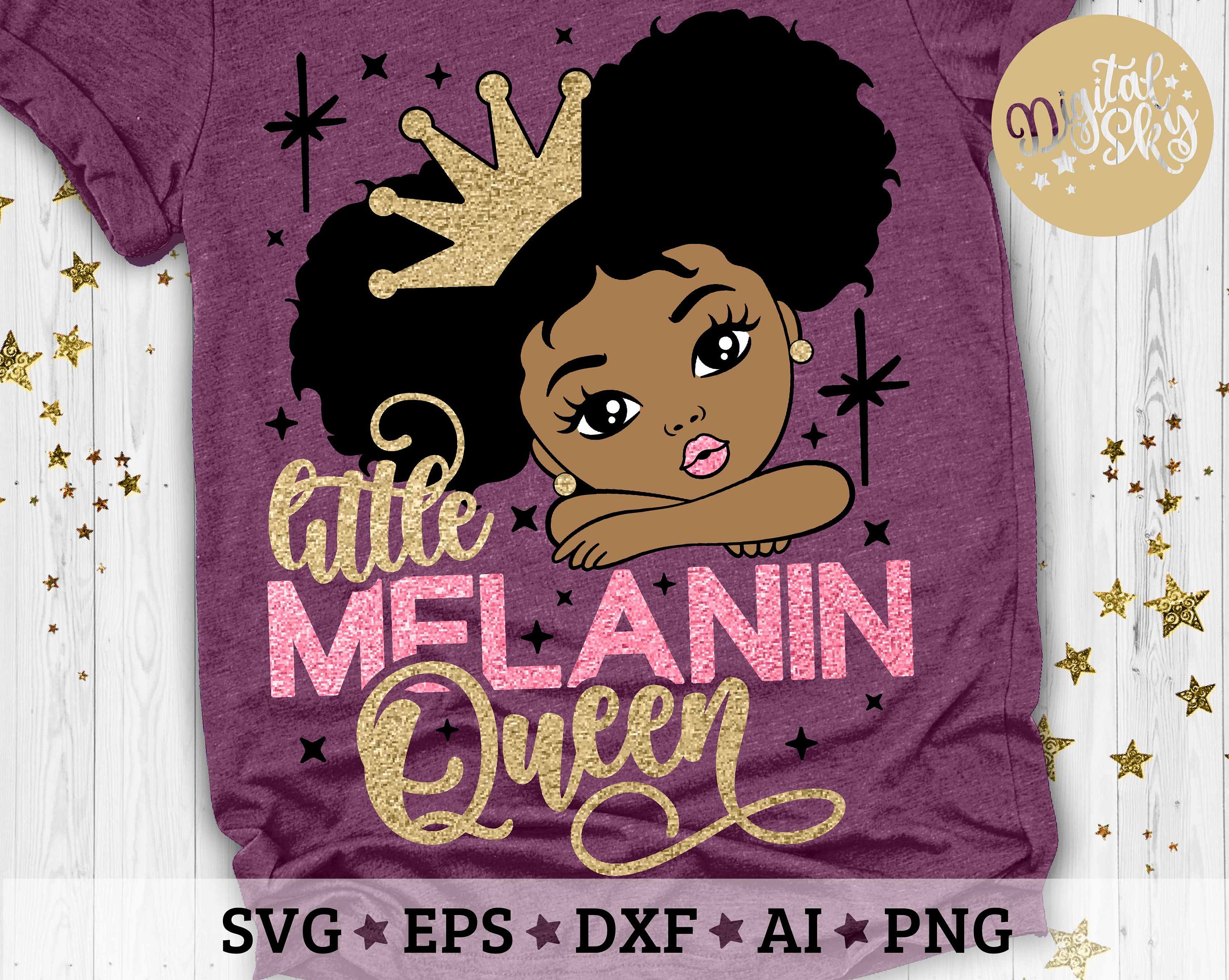 Free Free Little Melanin Queen Svg 1 SVG PNG EPS DXF File