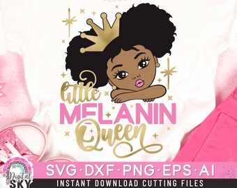Little Melanin Queen Svg, Peekaboo Girl Svg, Afro Puff Girl Svg, Afro Ponytails Svg, Afro Princess Svg, Dxf, Eps, Png