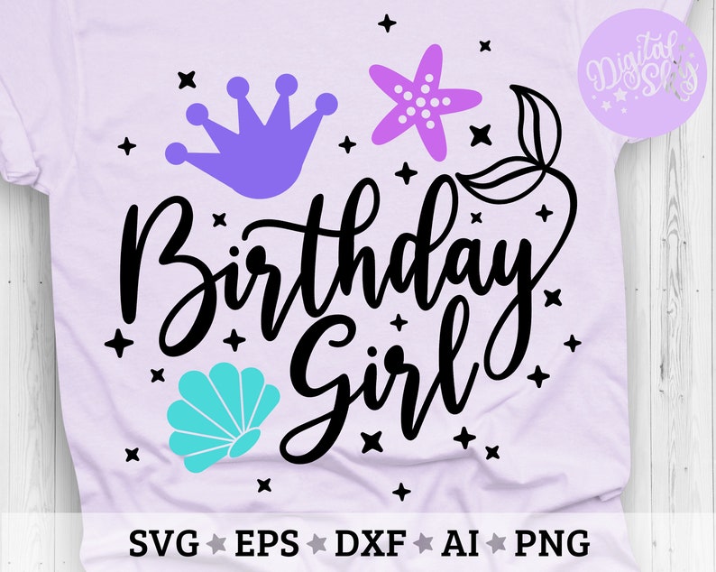 Free Free 161 Mermaid Birthday Banner Svg SVG PNG EPS DXF File