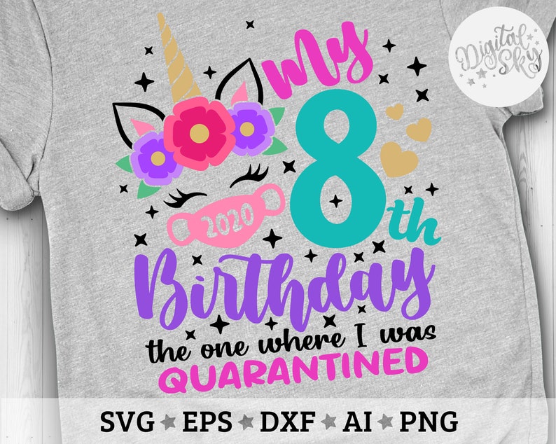 Free Free 8Th Birthday Unicorn Svg 456 SVG PNG EPS DXF File