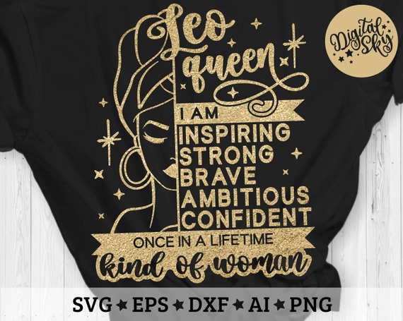 Download Leo Queen Svg Birthday Queen Svg Black Women Svg Afro Girl ...