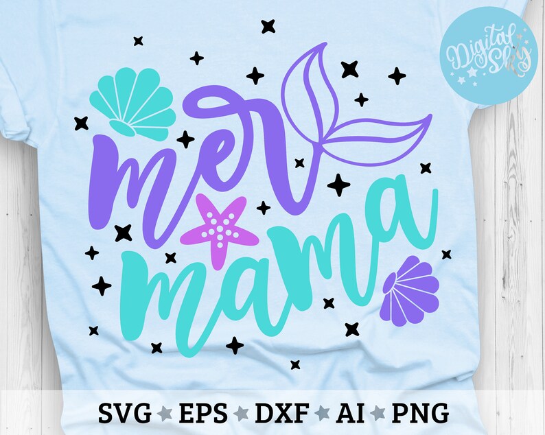Download Mer Mama svg Mermaid Mother Svg Summer Mom Svg Cut Files | Etsy