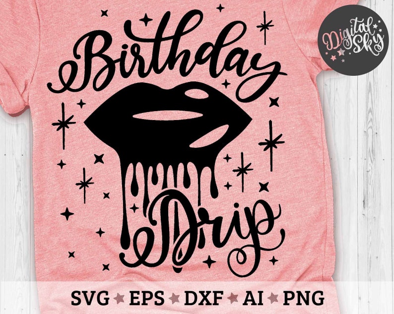 Download Birthday Drip Svg Birthday Svg Birthday Princess Svg | Etsy