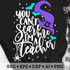 You Can T Scare Me I M A Teacher Grade Level Bundle Halloween Digital Clipart Png Download Sublimation Design Art Collectibles Digital Minyamarket Com