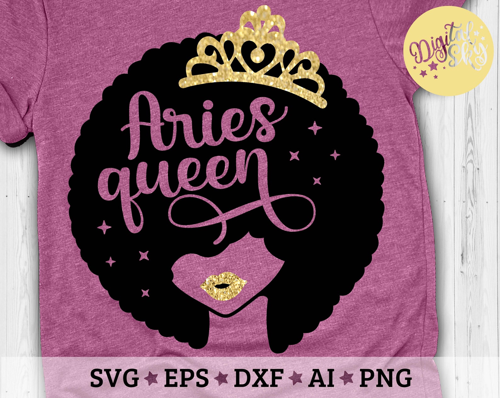 Aries Queen SVG