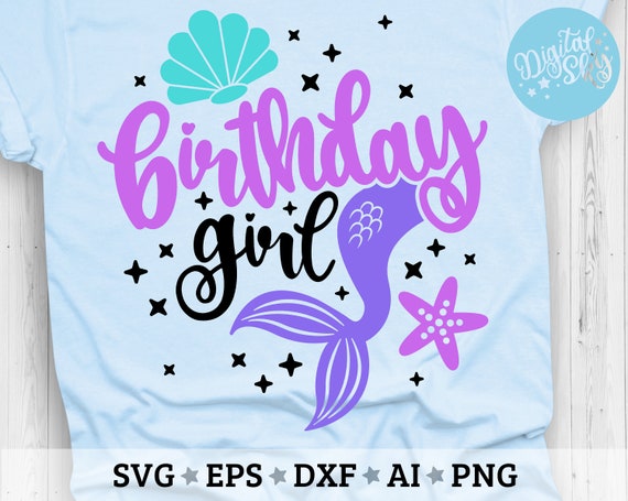 Free Free 215 Mermaid Birthday Svg Free SVG PNG EPS DXF File
