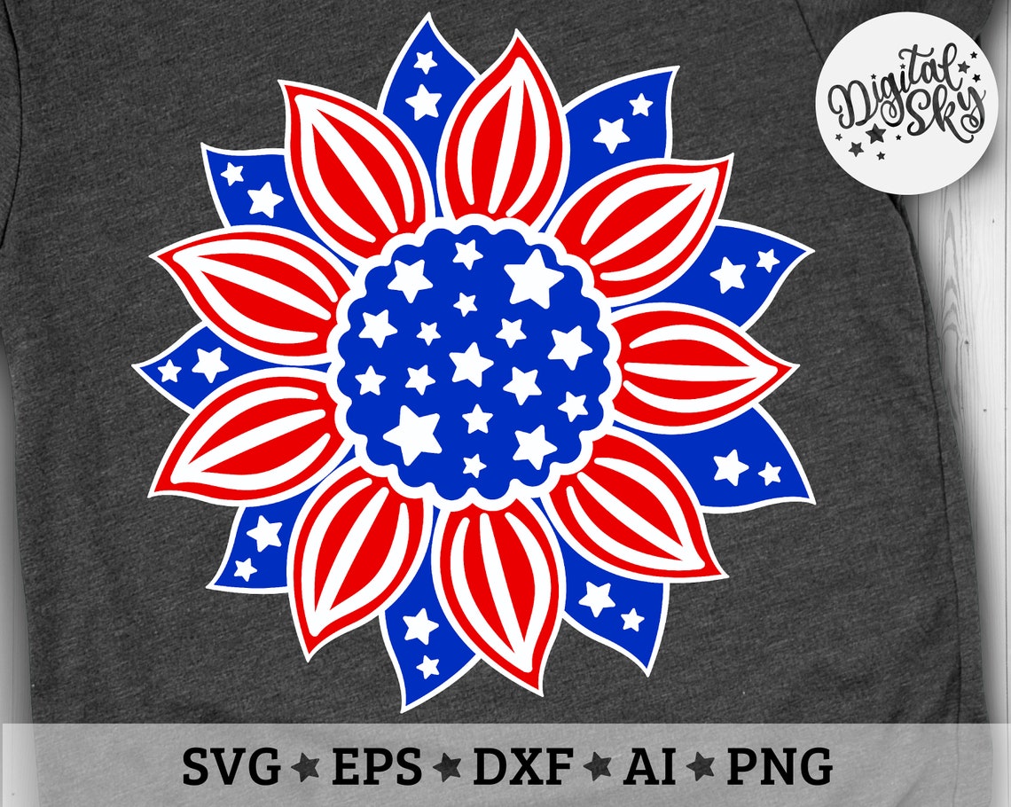 Free Free 293 American Flag Sunflower Svg SVG PNG EPS DXF File