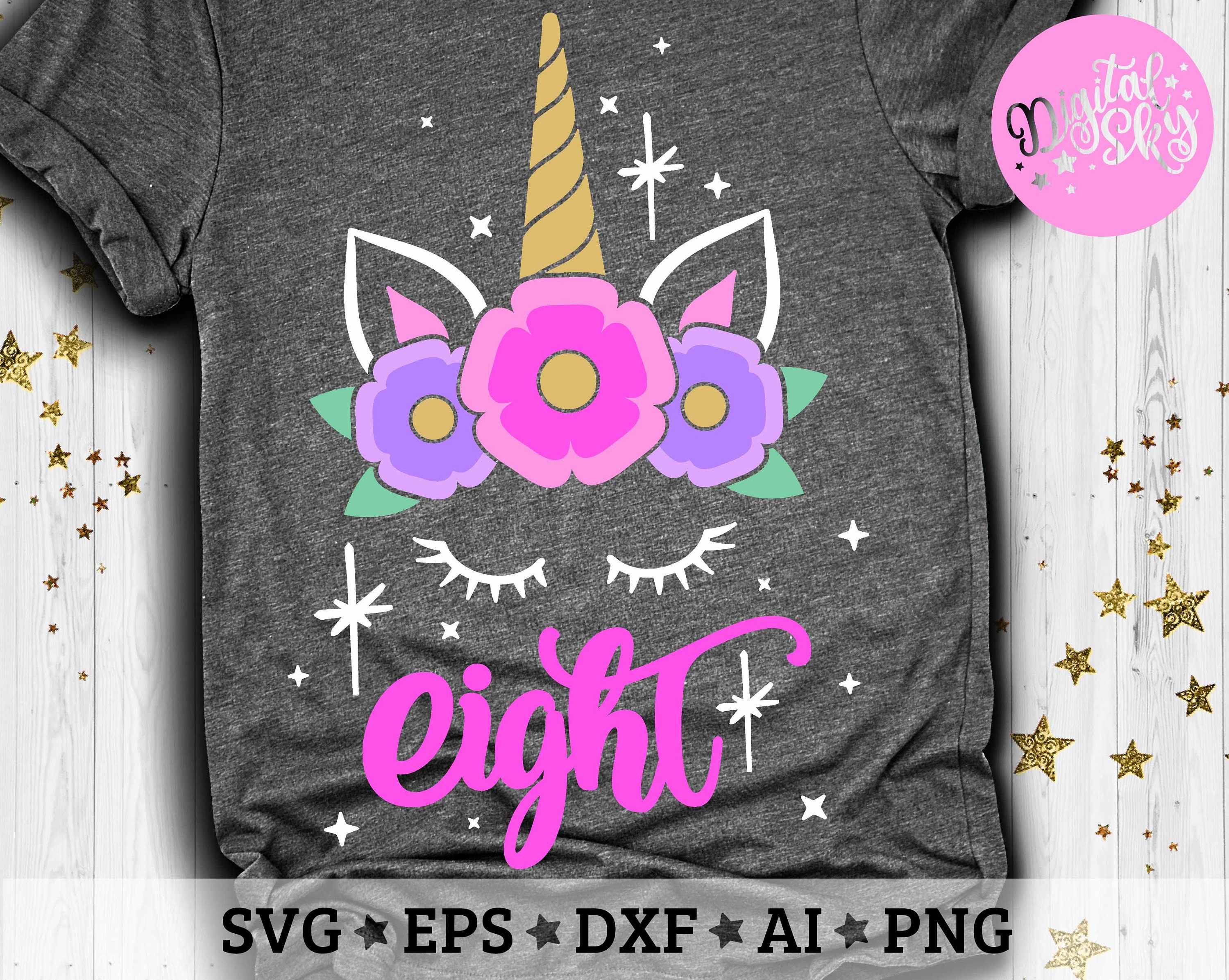 Free Free 8Th Birthday Unicorn Svg 130 SVG PNG EPS DXF File
