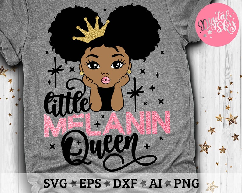 Free Free Little Melanin Queen Svg 1 SVG PNG EPS DXF File