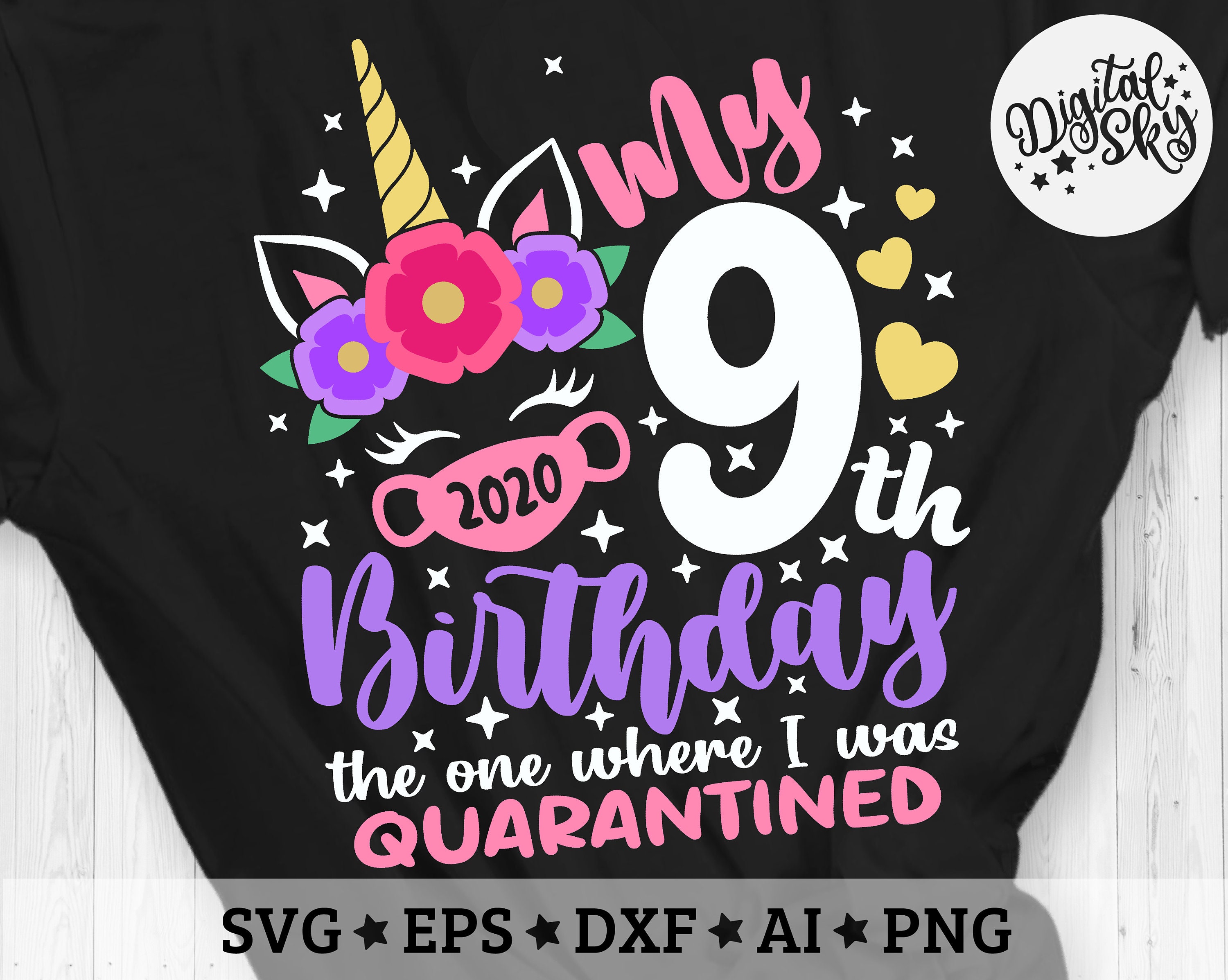 Download My 9th Birthday The one where I was Quarantined Svg ...