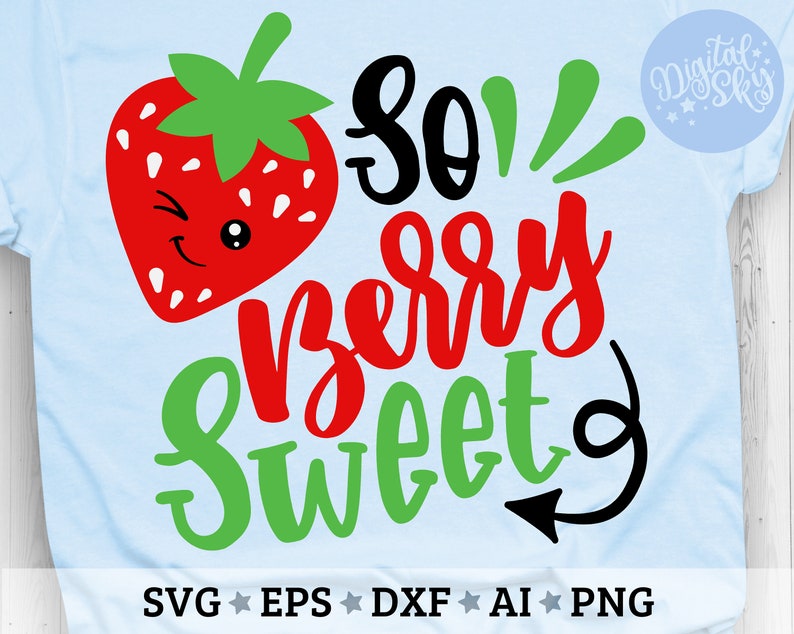 Download So Berry Sweet Svg Cute Summer Svg Summer Kids Svg ...