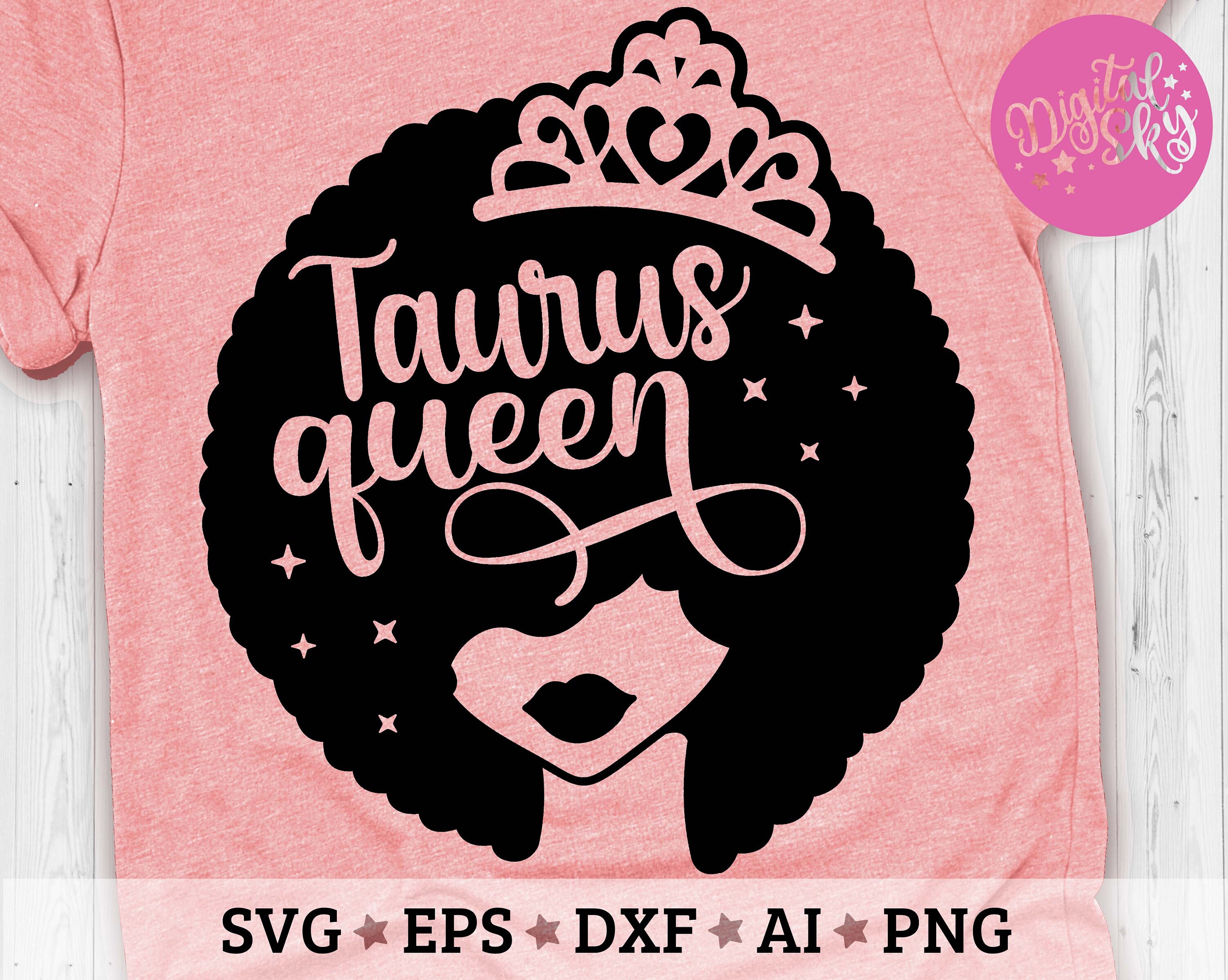 Download Taurus Queen Svg Birthday Queen Svg Black Women Svg Afro ...