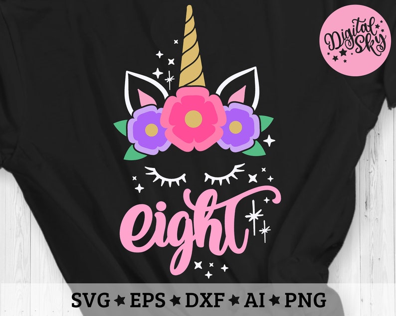 Free Free 8Th Birthday Unicorn Svg 456 SVG PNG EPS DXF File