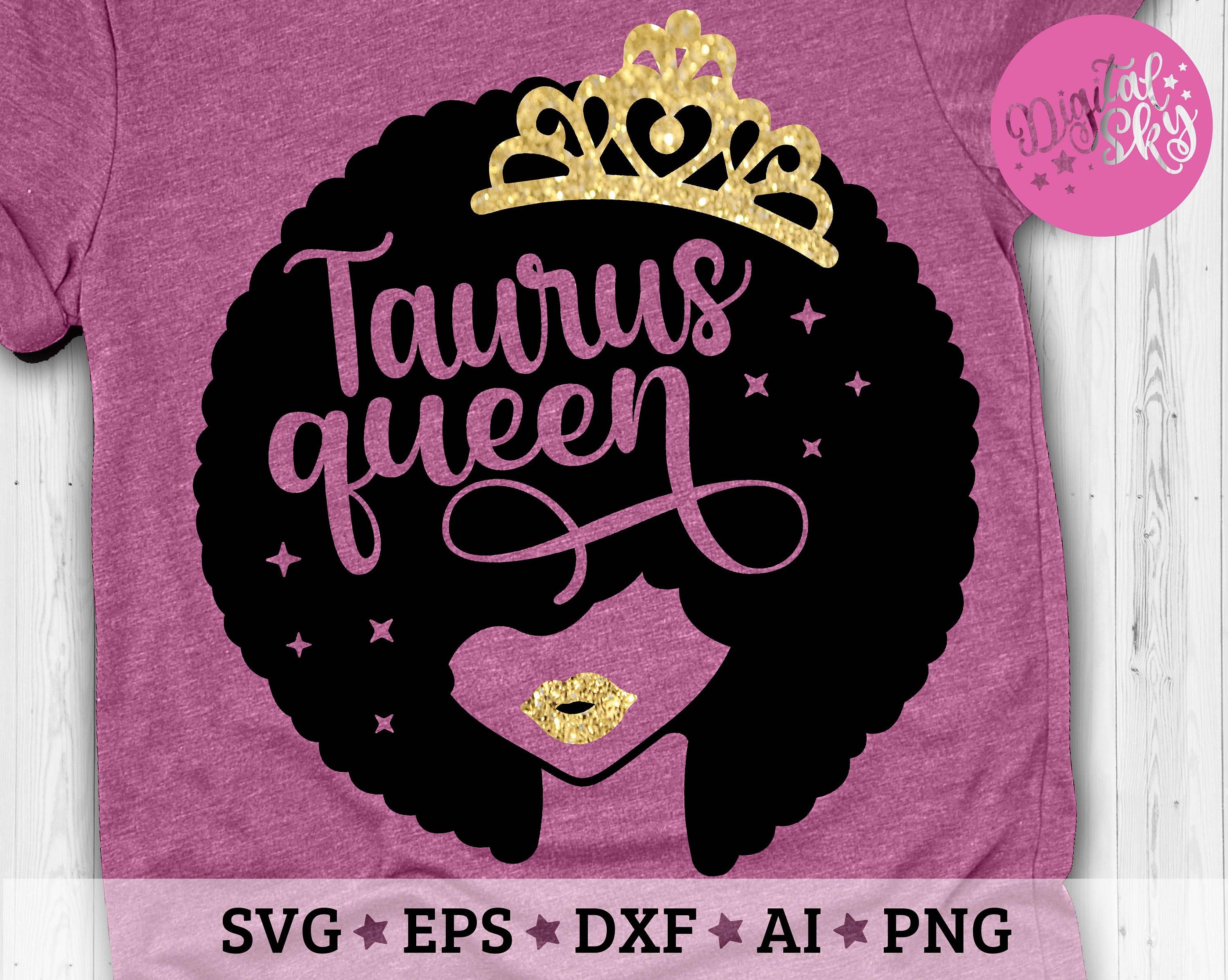 Download Taurus Queen Svg Birthday Queen Svg Black Women Svg Afro ...