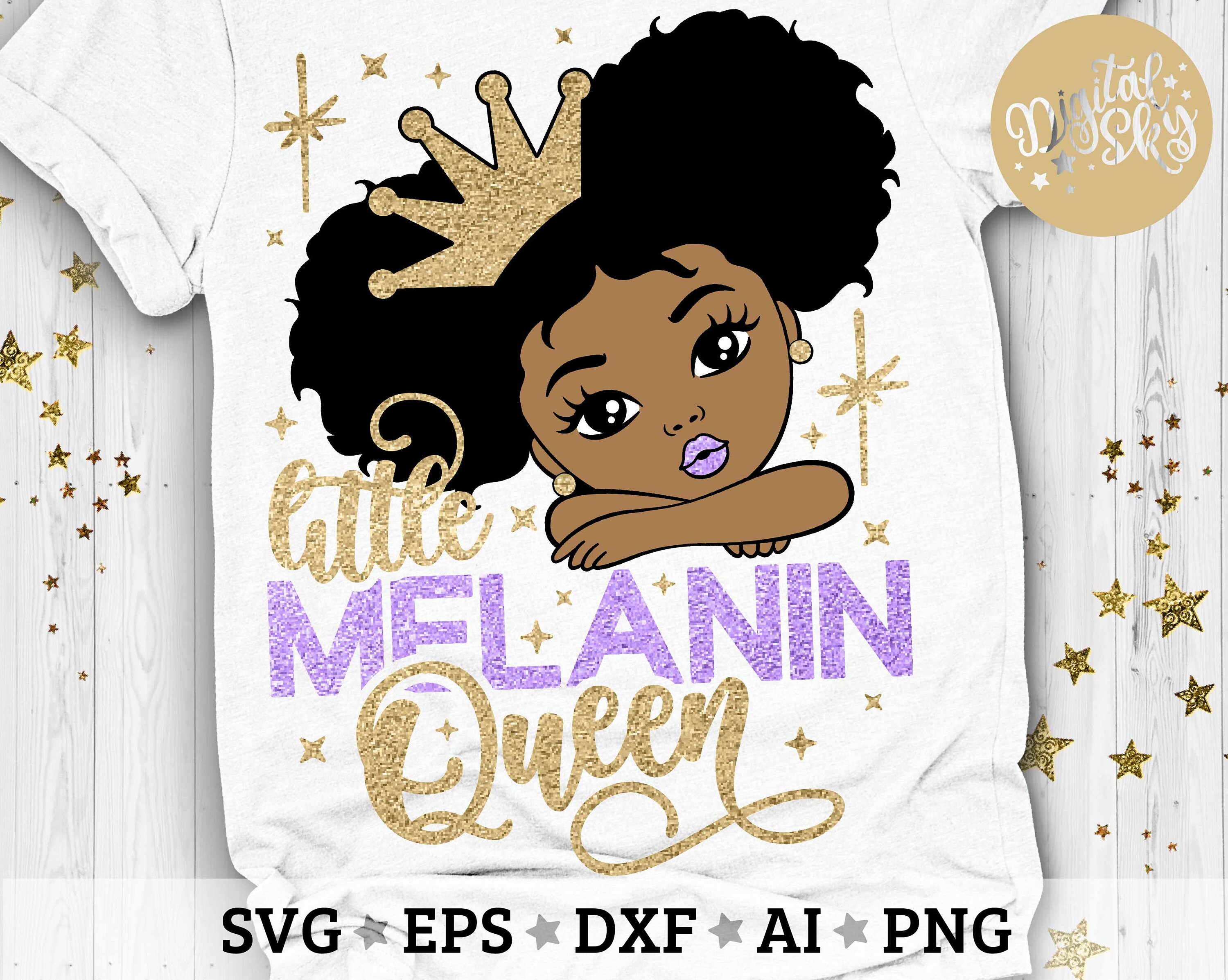 Free Free Little Melanin Queen Svg 535 SVG PNG EPS DXF File