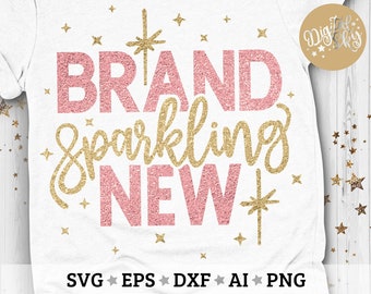 Brandneue, funkelnde SVG-Datei, Baby-Mädchen-SVG, SVG-Datei für eine neugeborene Prinzessin, Schneidedatei, SVG, DXF, EPS, PNG