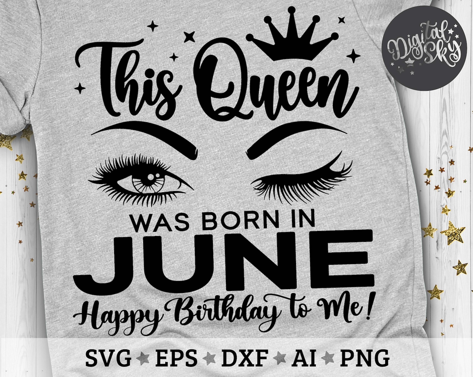 This Queen was born in June Svg June Queen SVG Birthday Girl Etsy