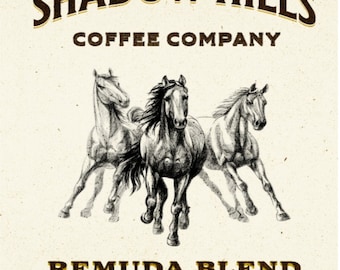 Remuda Blend Specialty Coffee Beans, Whole Roast Fair Trade, Craft Roasted Coffee, Salted Caramel Medium Roast Beans, Shadow Hills Coffee Co