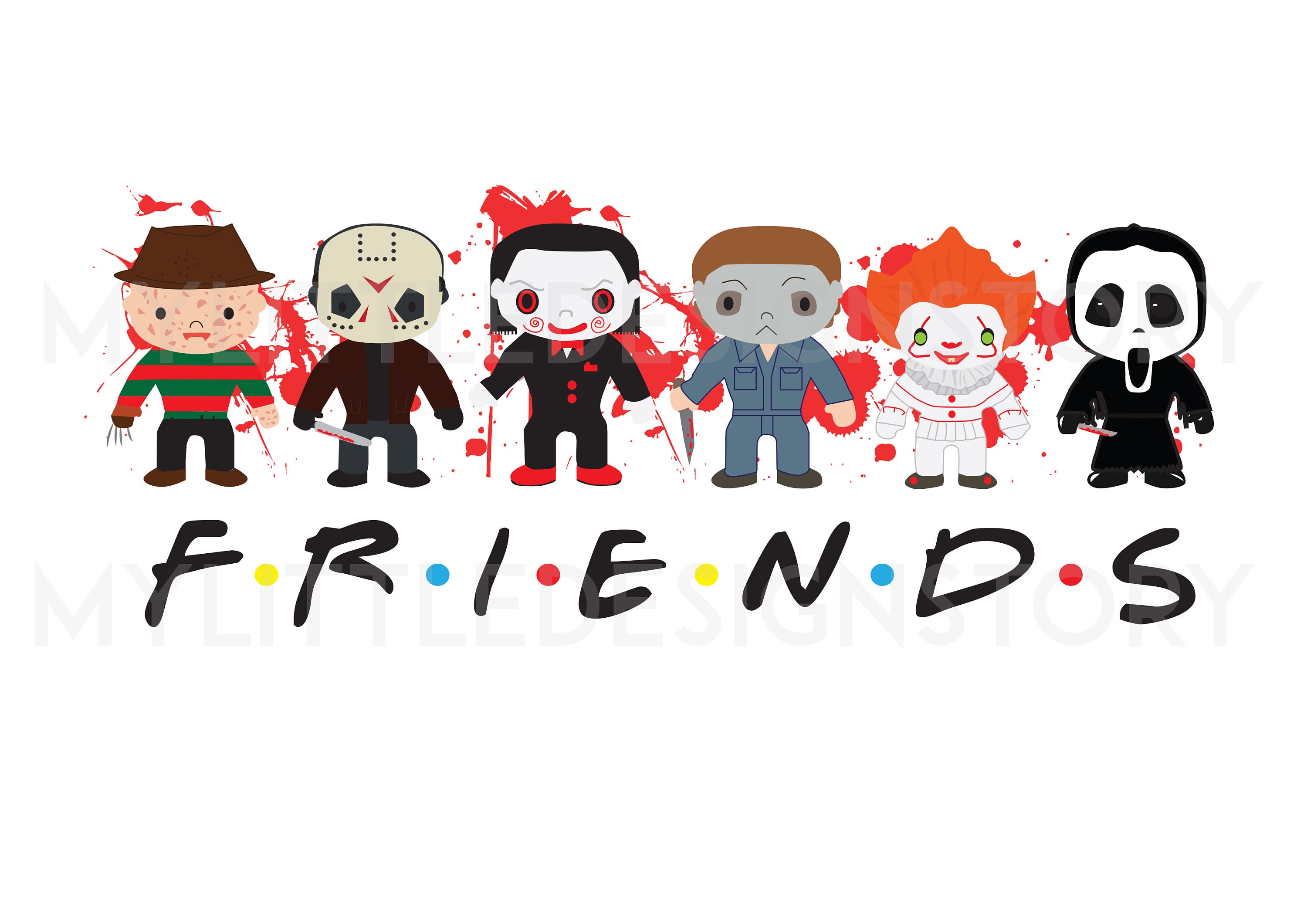Friends Horror PNG Digital Download Friends Digital Download - Etsy Sweden Friends Horror PNG Digital Download Friends Digital Download - Etsy Sweden