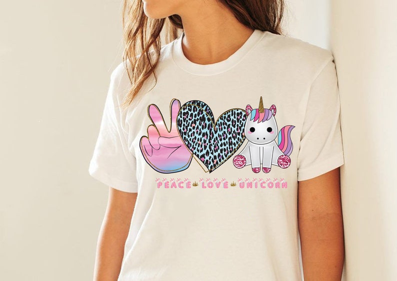 Download Peace Love Unicorn PNG Digital Download Unicorn PNG ...