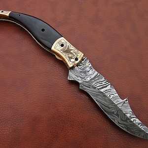 Amazing style custom handmade folding pocket knife limited image 3