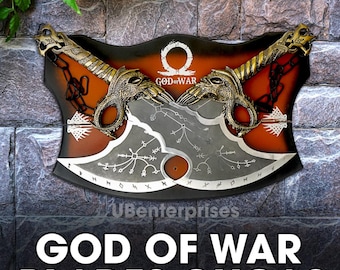 God of War Blades of Chaos Replica, Stainless Steel Cosplay Swords, Unique Gifts