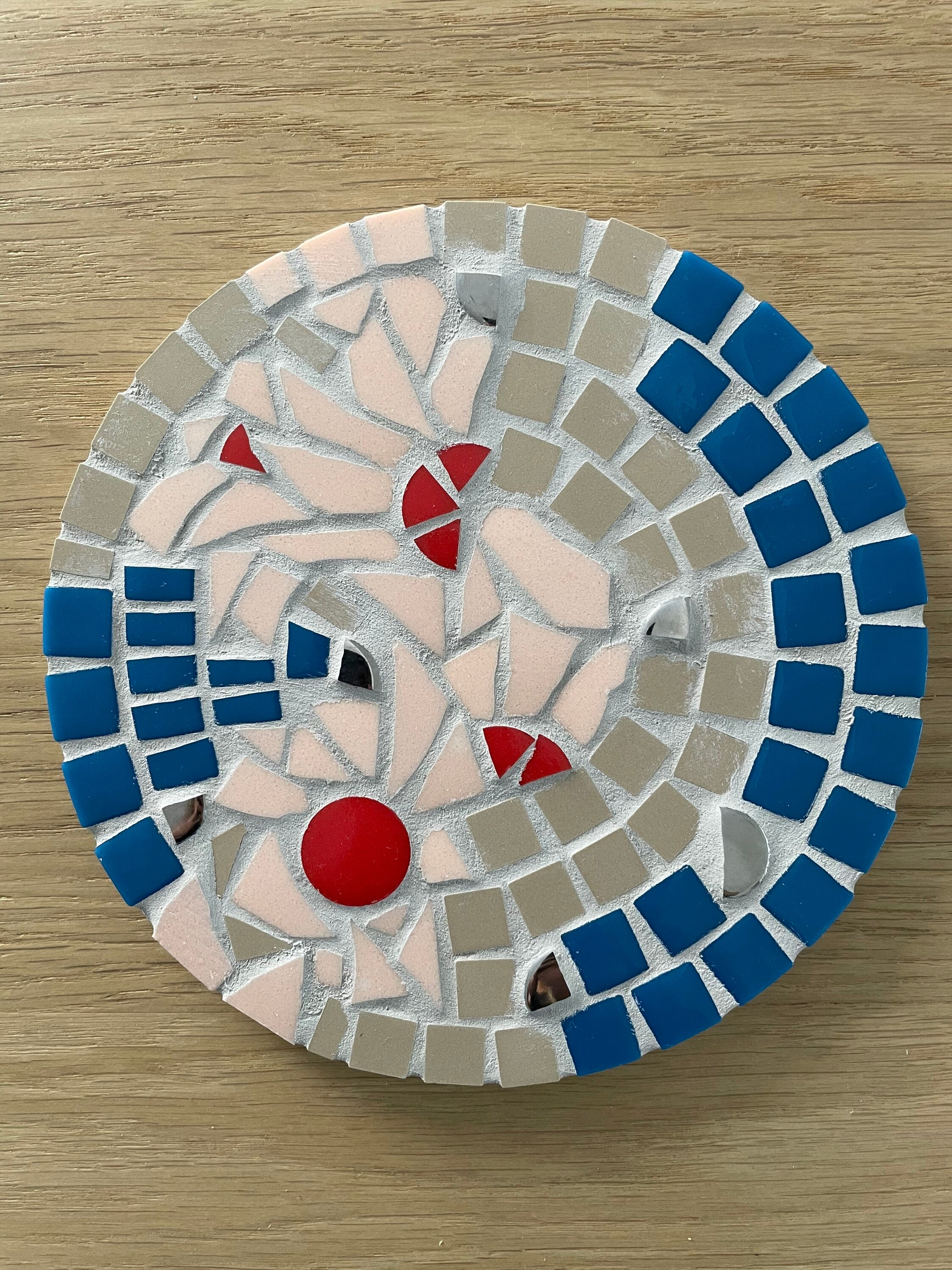 Colorful Mosaic Trivet 18 cm diameter Dessousdeplat Etsy