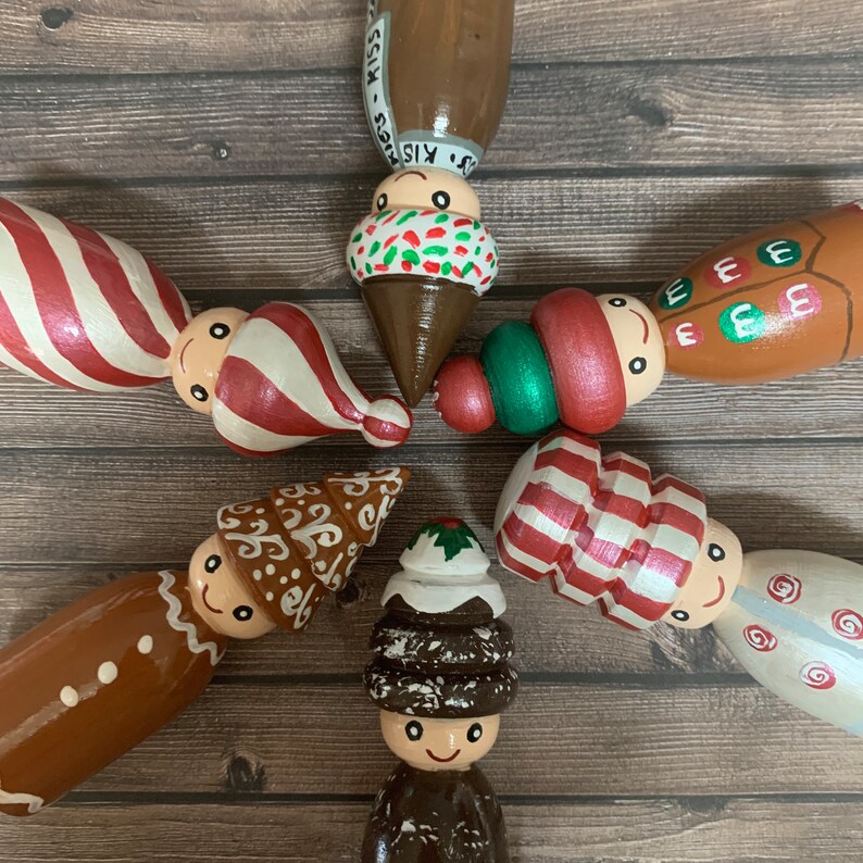 Christmas Candy Elves Etsy