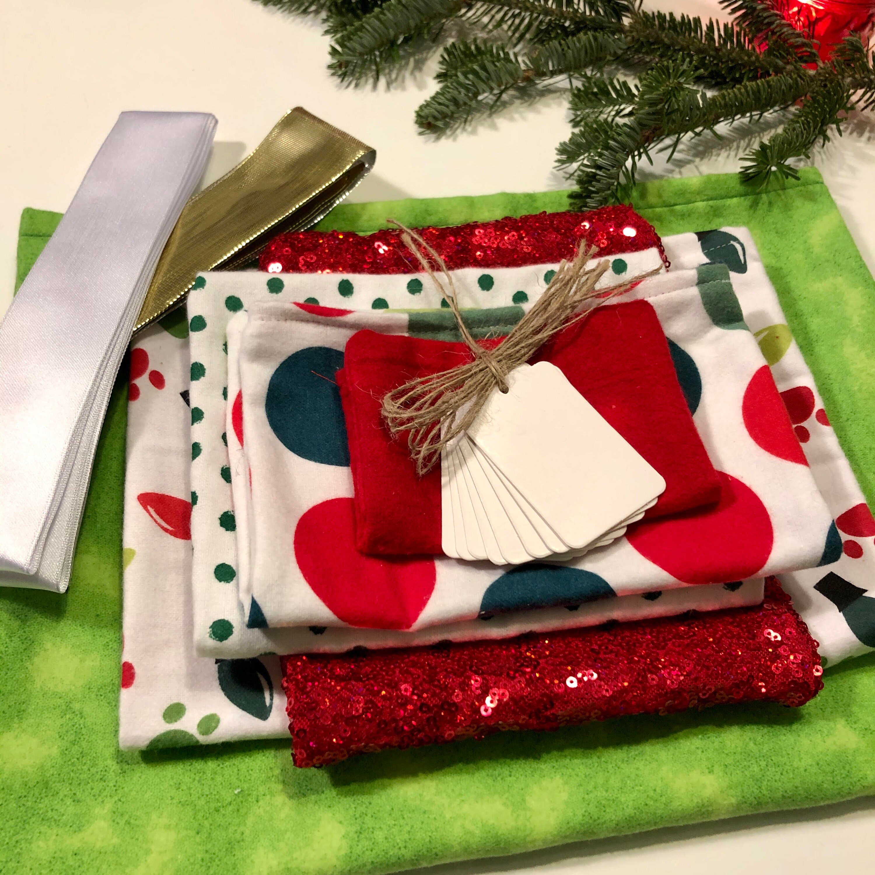 Reusable Gift Wrap Bag Sets 6 bags different sizes 98 Etsy