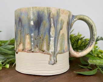 12oz Handmade Drip Ceramic Mug *Ready to Ship*