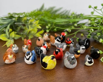 Custom Mini Bird Figurines *MADE TO ORDER* Handmade Ceramic