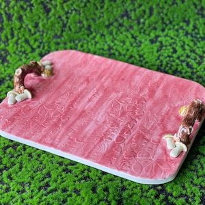 Mushroom Cheeseboard, Charcuterie, Tray, Handmade Ceramic*READY TO SHIP*